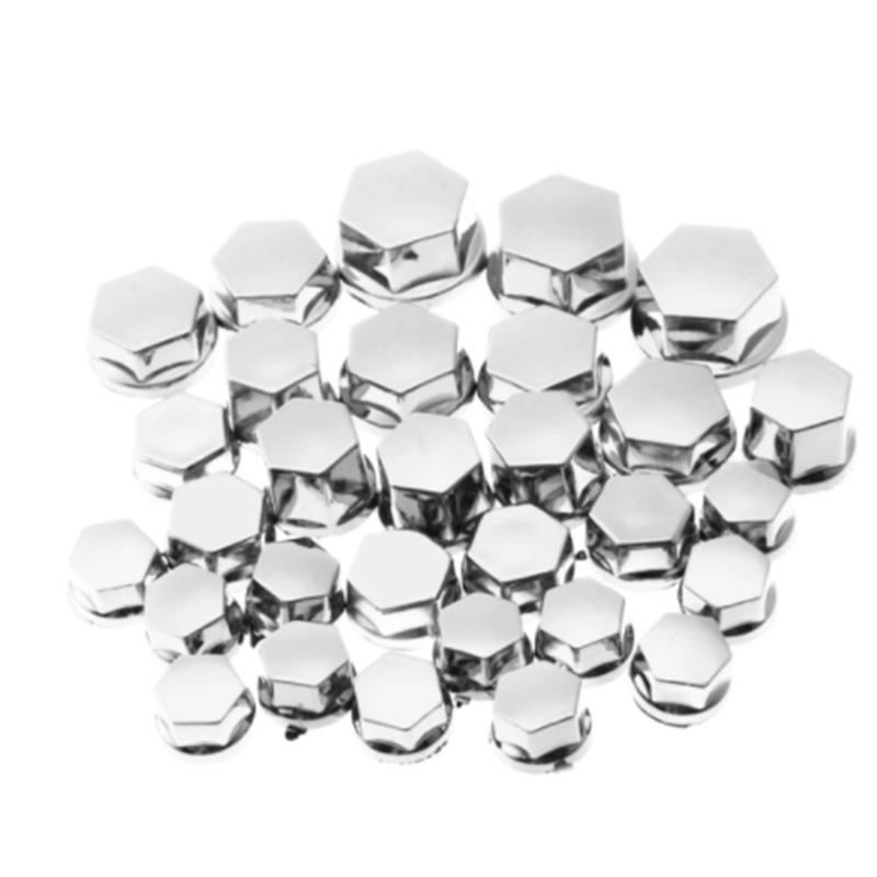 Plastová dekorace kola motocyklu pro kryt 30 ks šroubová matice ochranný kryt