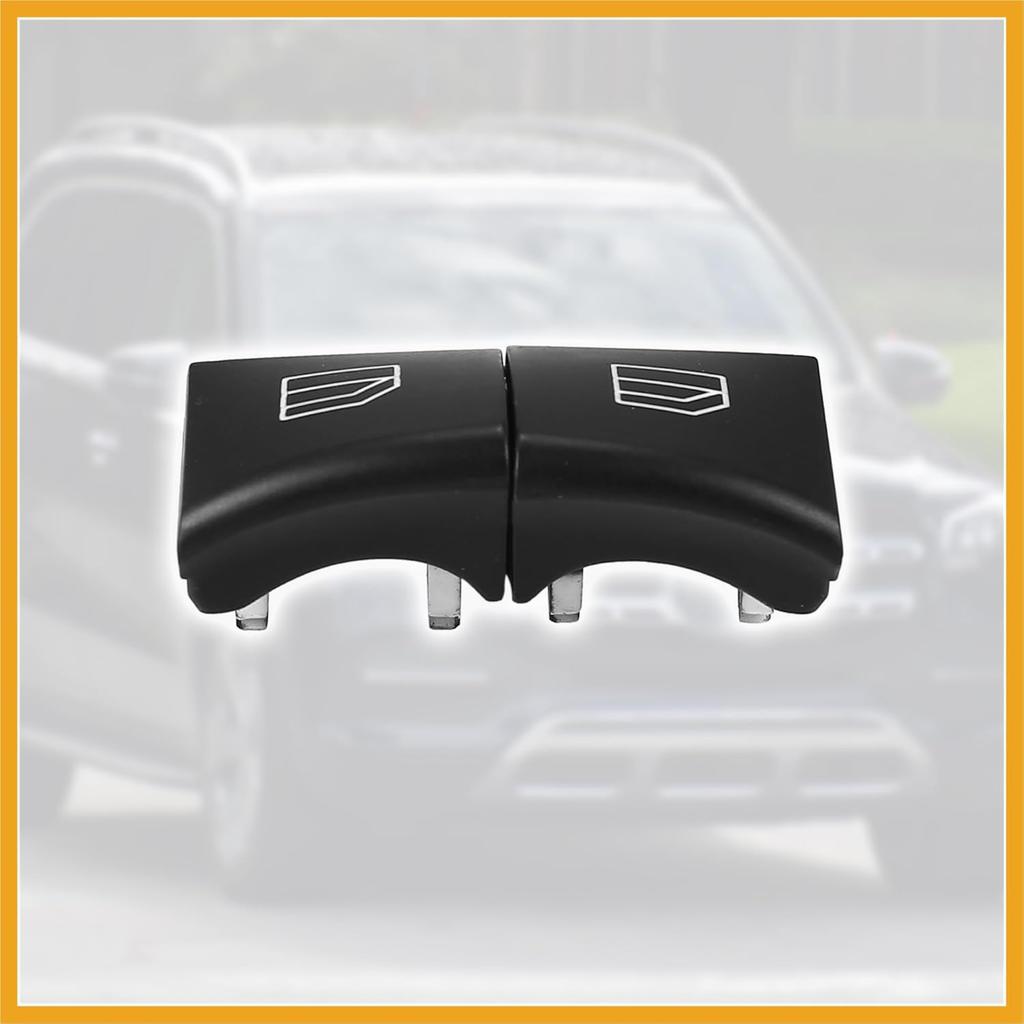4pcs Driver Window Switch Button Covers Power Window Master Switch Repair Button Caps Lift Button for Mercedes Benz ML GL R Class W164 X164 W251