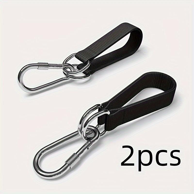 1/2pcs, Durable Hanging Belt, Hammock Swing Hanging Belt and Steel Alloy Hooks, Outdoor Camping Hiking Tools Hammock Accessories
