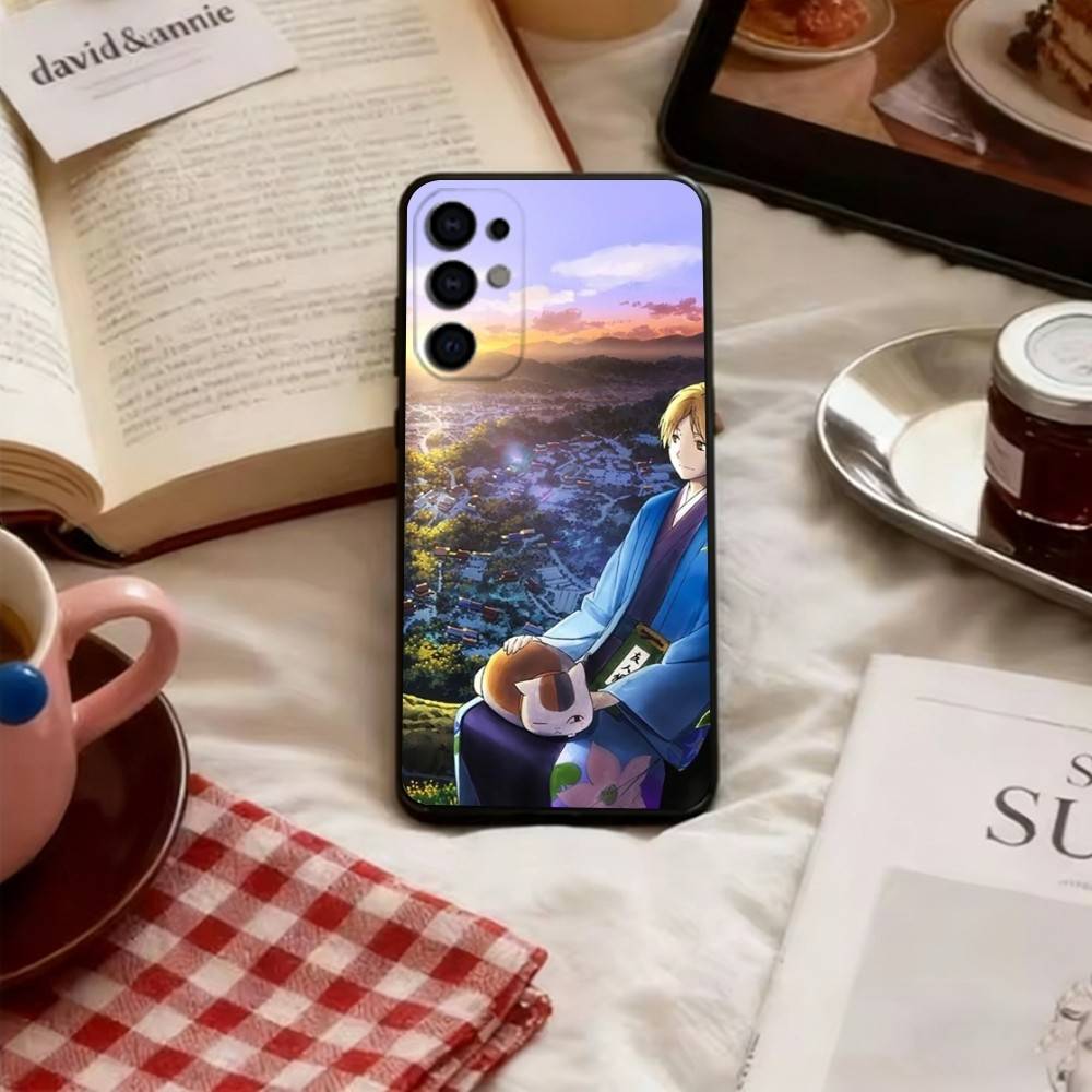 Natsume Book of Friends Phone Case For Samsung S25,S24,S21,S22,S23,S30,Ultra,S20,Plus,Fe,Soft Black Cover