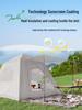 Portable Rainproof Inflatable Tent: Fully Automatic, 3-5 Person Capacity for Outdoor Camping