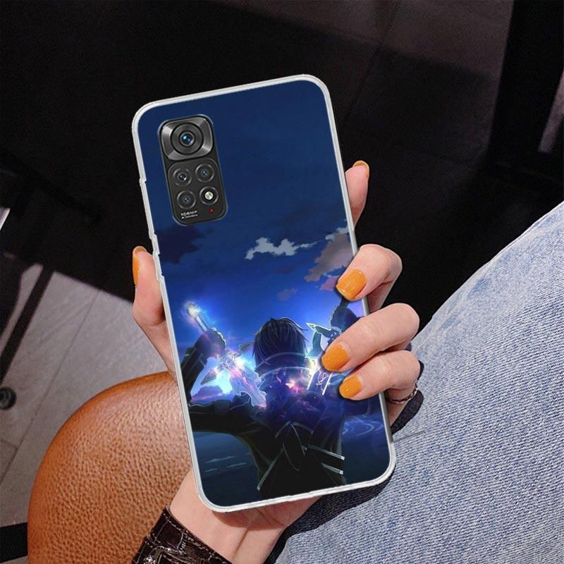 Sword Art Online Anime Handyhülle für Handyhülle für Xiaomi Redmi Note 15 14 14S 13 Pro Plus 12 12S 11S 11E 10S 10 11T 5G Einzigartig