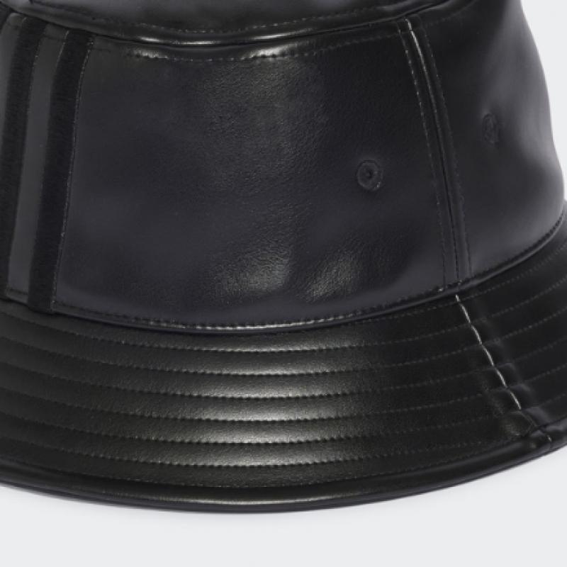 ★adidas★ Trefoil Leather Bucket Hat Black IY4055 Adidas Trefoil Leather Bucket Hat Black Iy4055 – buy the