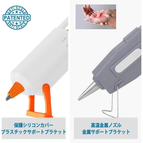 Tilswall Glue Gun, 60 Sticks, 50W, Compact, Powerful, Fast Heating, Leak-Proof, Burn-Proof, for Crafts, DIY, Beginners, Professionals, and Kids