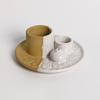 Palo Santo Holder Ceramic Incense Burner Tray Navy Blue Home Decoration for Sage Incense Sticks