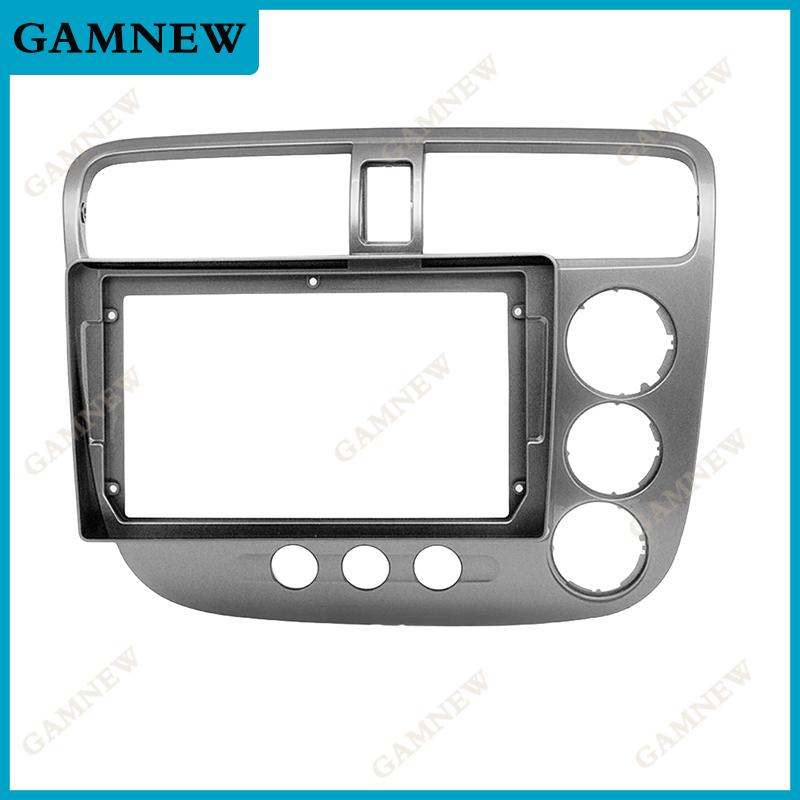 9 Inch Car Fascia Frame Adapter For Honda Civic Rebon 2001-2005 Android Radio Dashboard Fitting Panel Kit Face Plate