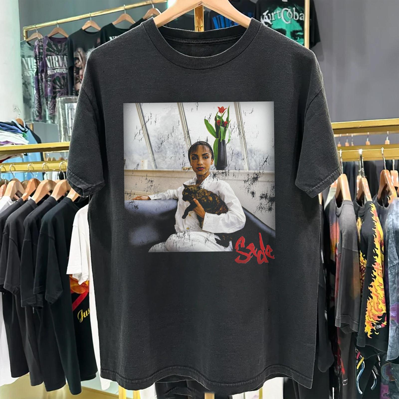 Sade Heavyweight Aged T-Shirt Black S L