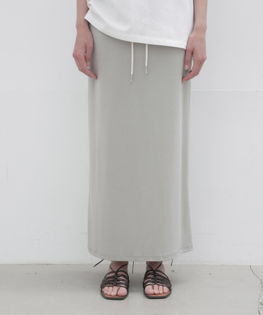 Deomago Relaxed Elastic Skirt_Khaki Beige
