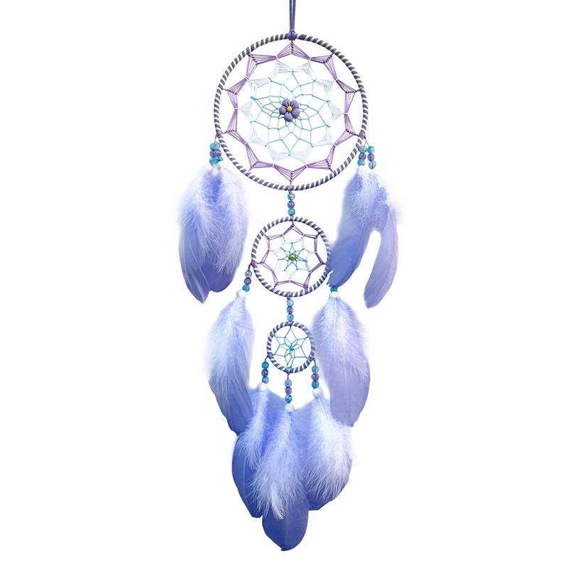 Dream Catcher Handmade Wind Chime Living Room Bedroom Hanging Ornaments Wall Pendant Home Decoration Dreamcatcher Festival Gifts