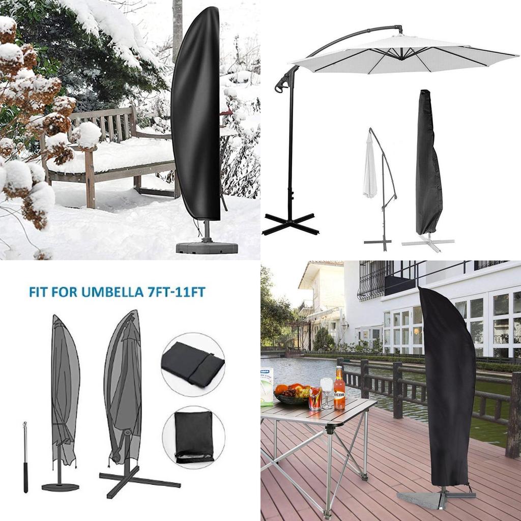 Durable Oxford Fabric Umbrella Cover Waterproof Dustproof Outdoor Use