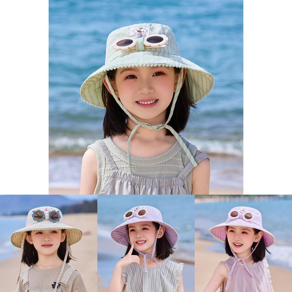Childrens Casual Sun Hat With Soft Polyester Fabric And Sunshade For Outdoor Adventures And Travel