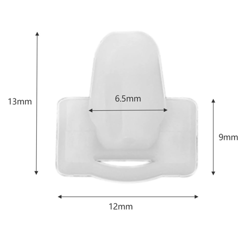 SFCSCMVTMP 10pcs Door Sill Kick Plate Strip Clip Part Number Compatible for BMW E30