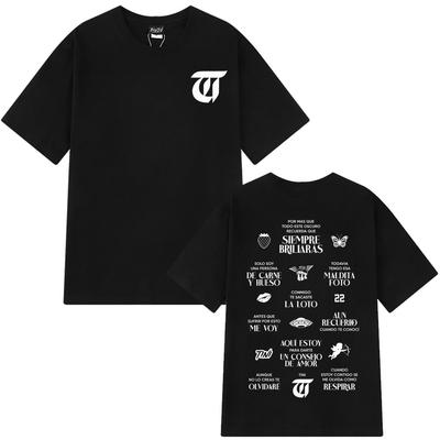 Piosenkarka TINI STOESSEL Futtura Trasa 2025 Graficzny T-shirt Męski Damski Moda Krótki Rękaw Bawełna Harajuku Komfortowe T-shirty