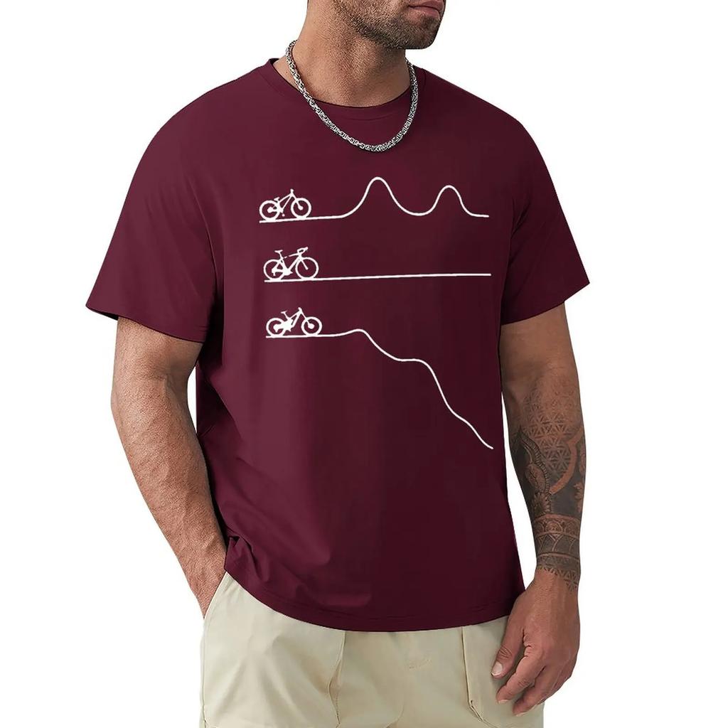 Funny Mountain Bike Road Downhill Graphic T Shirts New Cotton Short Sleeve Bicycle Cycling Biking Gift Harajuku T-shirt
