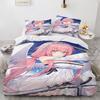 Kawaii Anime Sexy Girl Bedding Set Boys Girls Twin Queen Size Duvet Cover Pillowcase Bed Kids Adult Fashion Home Textileextile