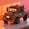 413pcs MOC Tow Mater City Champions Model Building Blocks Creative Display Gift Collectible Decor Kids Premium Adult Desk Home