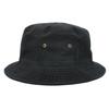 [Newhattan] Bucket Hat, Denim (S/M, Black)