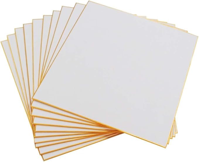 of Autograph 242 x 272 10 sheets Perfect for group and [Set 10] Boards, mm, included. autographs, messages, calligraphy, collage.