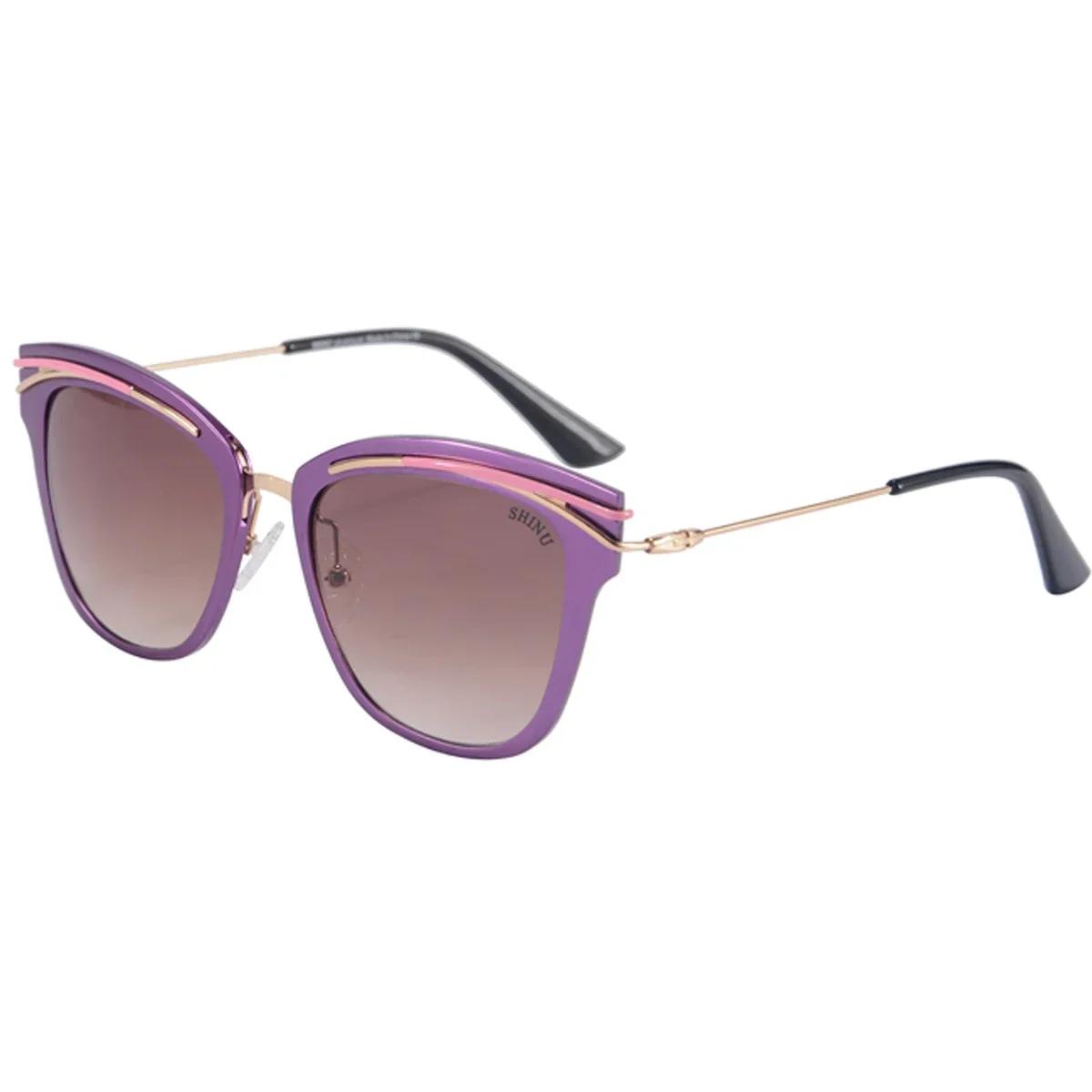 

SHINU Women Vintage Aluminum Sunglasses UV400 Protective Sunglasses Lens Vintage Eyewear Sun Glasses for Women Sunglasses Other