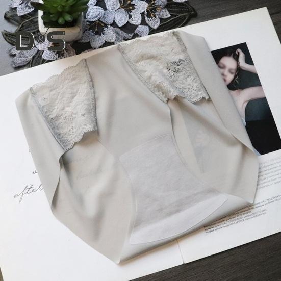 Women's Lace Underwear Seamless Low Waist Briefs Soft Stretchy No Show Bikini Panties Female Invisible Slip Underpants