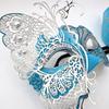 2Pcs Glittering Metal Butterfly Face Mask Fashionable Costume Accessory Halloween And Costume Face Covering For Adults