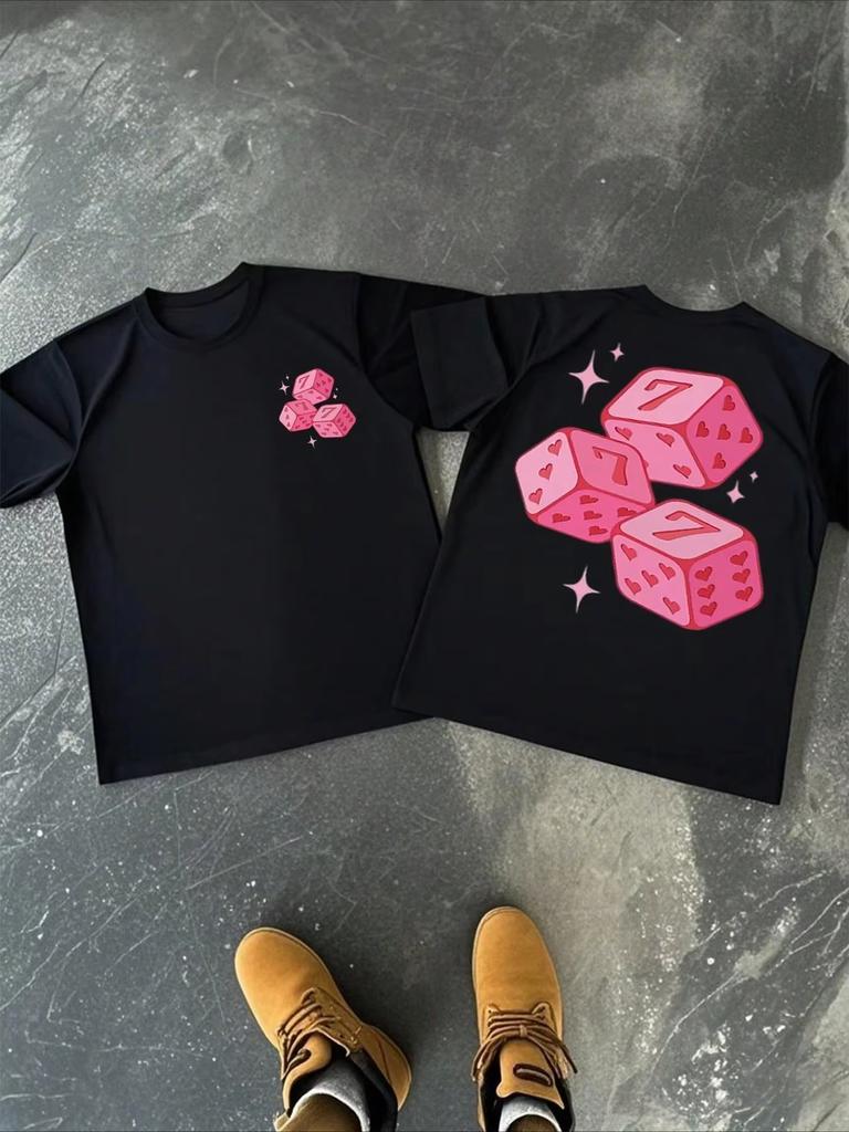 Summer Fashion Design for Procurement Products: Letter Print Design for Casual Men's and Women's American Street Style T-shirts