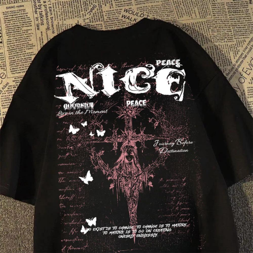 Skeleton Monster Graphic Men's T-shirt Summer Streetwear Round Neck T-shirt Outdoor Casual Plus Size Tees Top Women Clothing