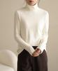 Women's Warm Long Sleeve Semi-High Collar Shirt - Autumn/Winter Style, Class A, 300g