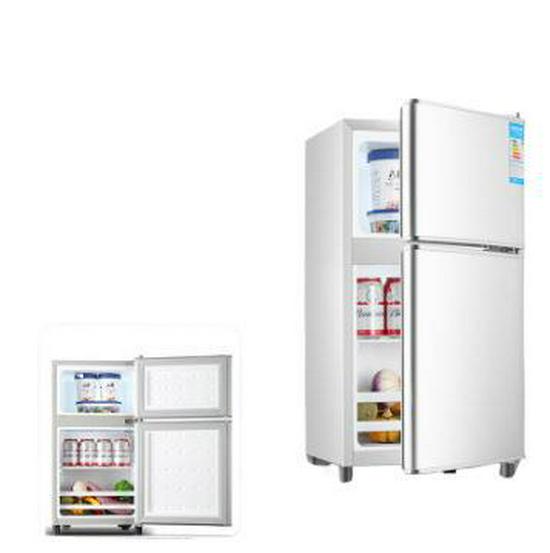 First-Class Energy-Saving Mini Fridge: Compact Double-Door Refrigerator for Home, Office, Dorm, or Rental Room