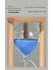 Bamboo & Wood Durable Hourglass Timer - Creative Design for High-End Decor