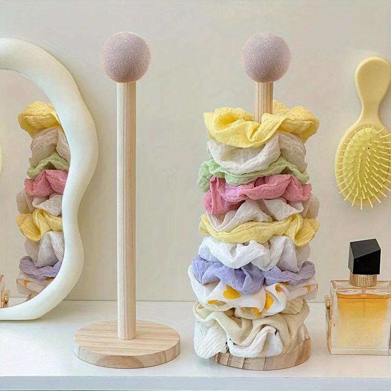 Wooden Hair Band Holder Accessories Storage Rack Display Shelf For Living Room Easy To Assemble