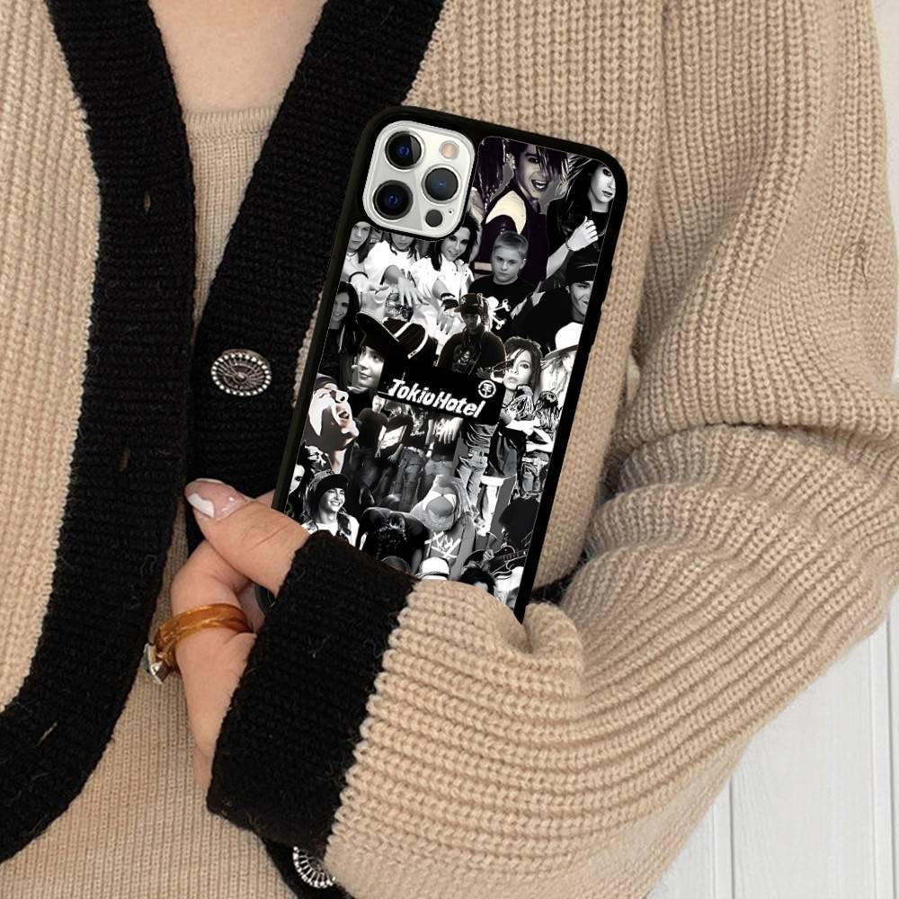 Tokio Hotel Band Phone Case Wireless Charging PC+TPU For IPhone 11 12 13 14 15 16 17 Pro Max Plus Case