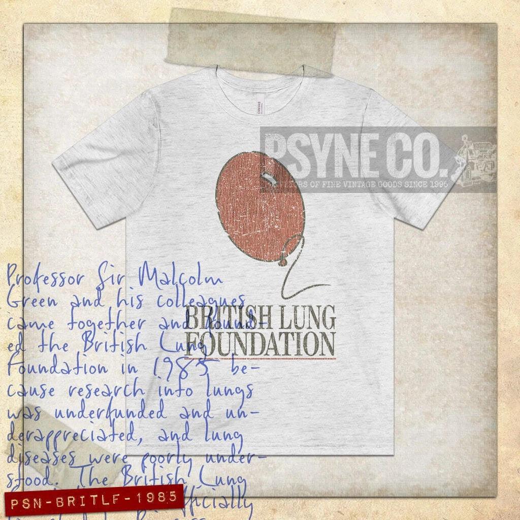 British Lung Foundation 1985 Vintage Men s T shirt 3XL