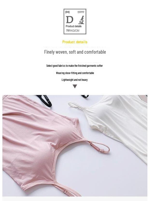 Modal Backless Slim Fit Suspender Jumpsuit with Chest Pads - Women's Seamless Bra-Free Summer Wear