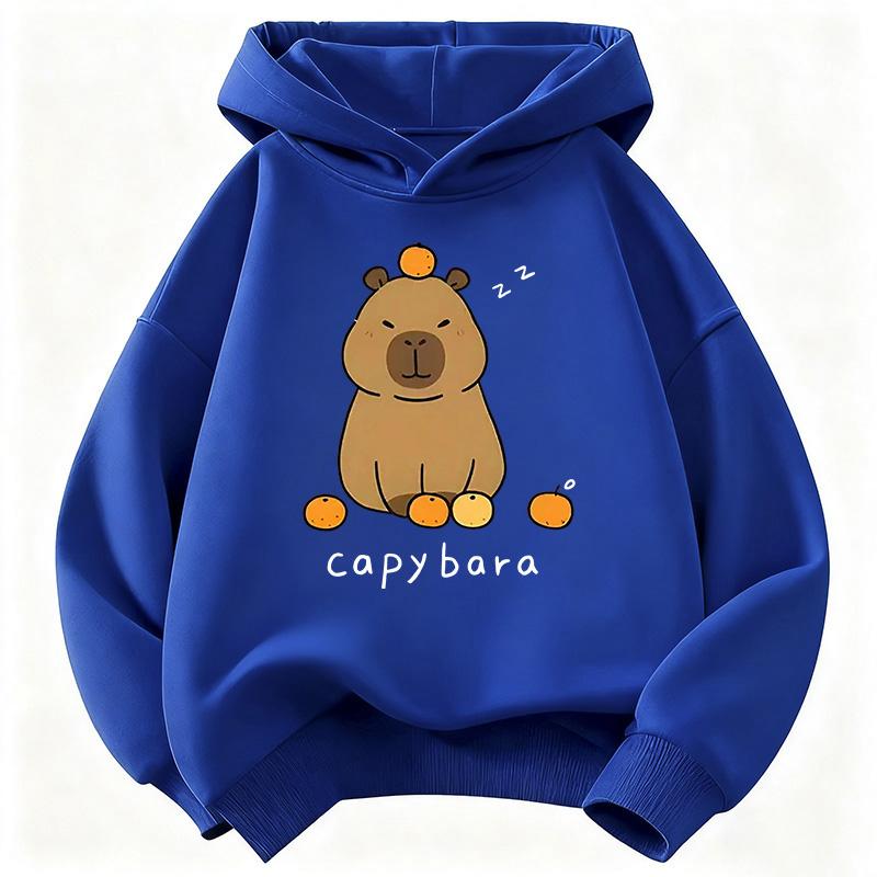 Trendiger Capybara Lustiger Kinder Hoodie Sweatshirt Süßer Harajuku Hoody Für Jungen Mädchen Herbst Frühling Lässige Hoodies
