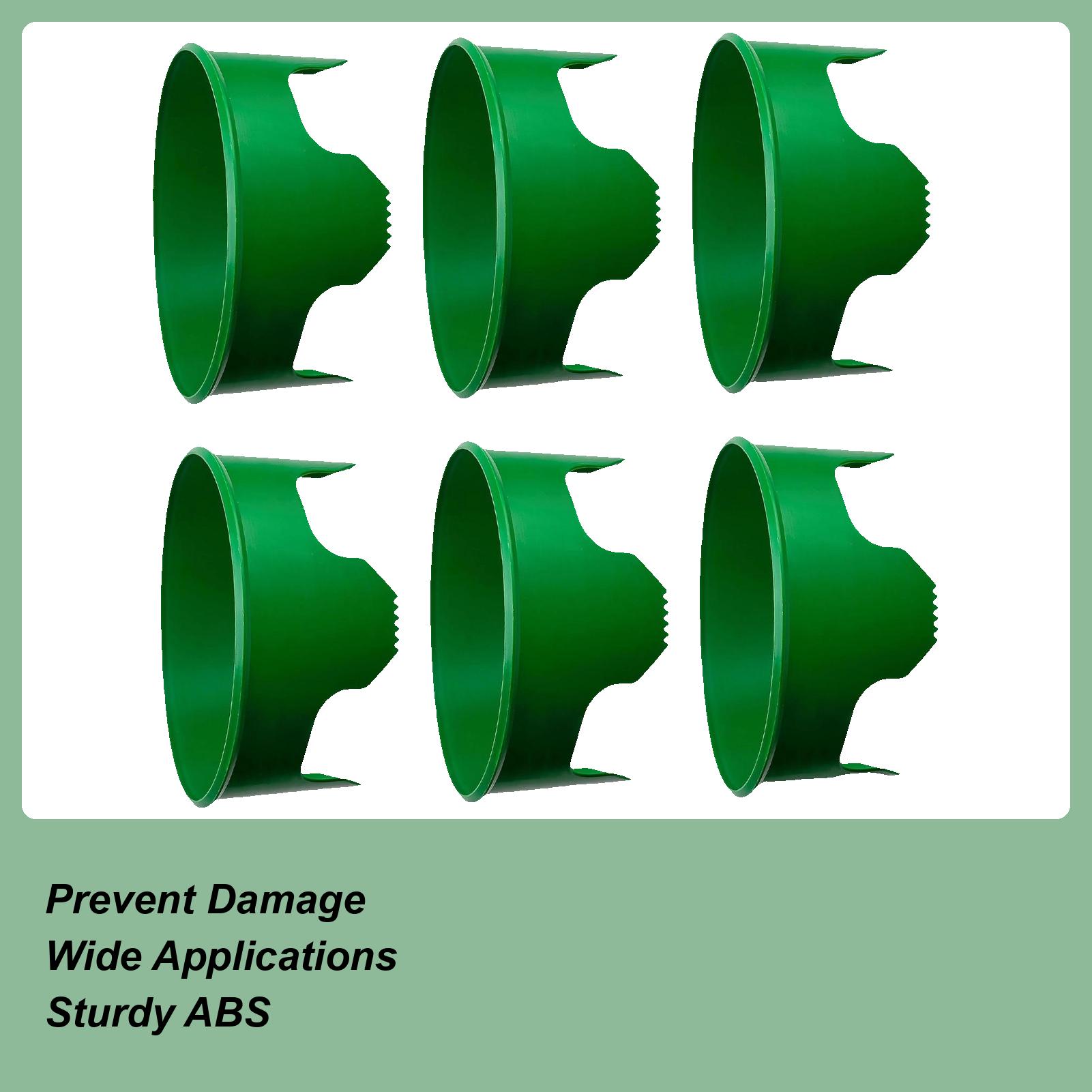

6pcs planting growth rings with protective Round Edging to isolate rocks and pests for vegetable and flower planting growth CN