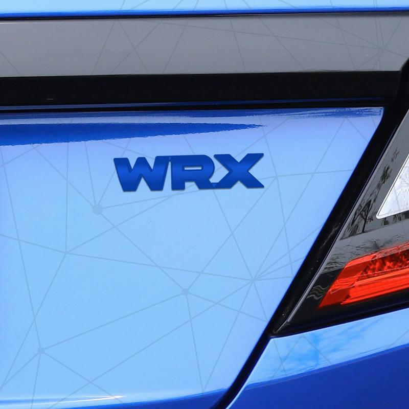 3D Auto Metal WRX Grille Badge Car Rear Trunk Emblem Sticker Decor For Subaru BRZ Forester Impreza Outback Crosstrek XV Tribeca qq3