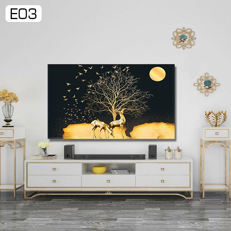 Soft Fabric TV Hood Dust-proof Cover Towel 32 37 40 43 50 60Inches Household Hanging LCD TV Cover Dustproof Decorative Cover