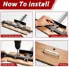 Aluminum Cabinet Hardware Jig Drill Guide for Accurate Installation of Door and Drawer Front Handles and Knobs Punch Locator