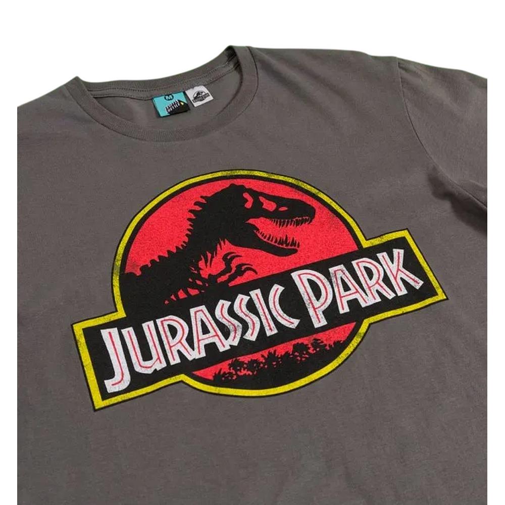 Jurassic Park Unisex Adult Classic Logo T-Shirt