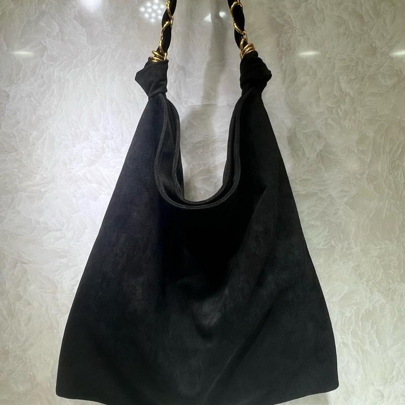2025 New High-silk Matte Underarm Bag Tote Vegetable Basket Bucket Cross-slung One-shoulder Handbag Women