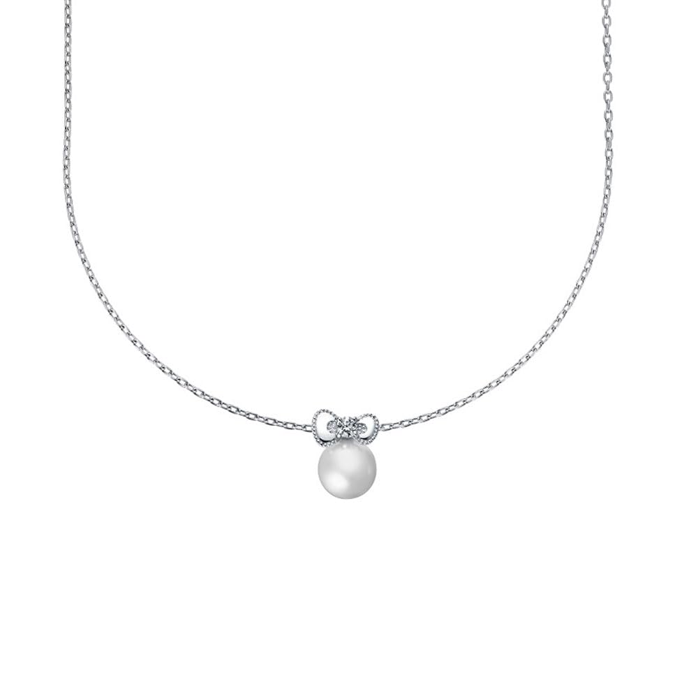 

Hello Kitty Platinum Pearl Pendant Ribbon PPCKT10002 [Hello Kitty] 900/850 (Pt900/850) ППЦКТ-10002