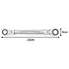 TONE Ratchet Combination x inch RMFWB-1820 Double-ended Wrench, 9/16 5/8 (inch)