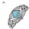 Unique Design Gold Women Bracelet Watches Luxury Elegant Wrist Watches For Ladies Full Diamond Women Quartz Wristwatches