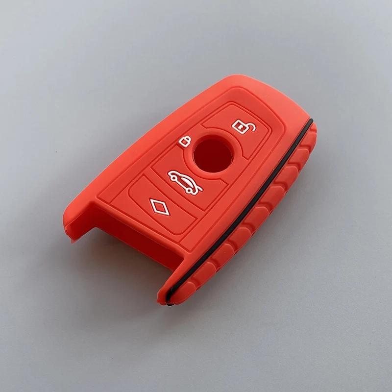New silicone key fob cover case protect skin hood for BMW F10 F20 F30 Z4 X1 X3 X4 M1 M2 M3 E90 1 2 3 5 7 SERIES Remote keyless