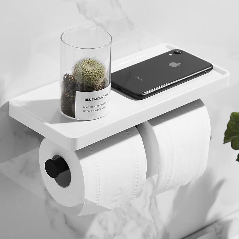 OIMG 304 Stainless Steel Long Double Toilet Paper Holder