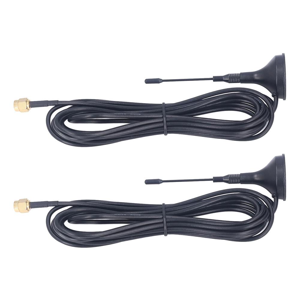 2Pcs Suction Cup Antenna GSM Mini Strong Magnetic SMA GPRS 2G 3G Signal Reception Transmission