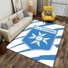 Blue Shield with AJ Auxerre Logo Suitable As a Non-slip Mat for the Living Room or Bedroom Sofa