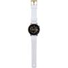 ERBORD Universal Silicone Strap 20mm, Dual Color, White / Black / Gold Buckle