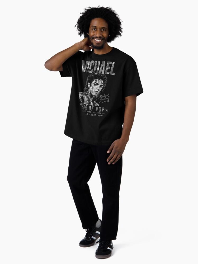 Michael Jackson Michael King Of Pop Black&White Edition Oversized T-Shirt